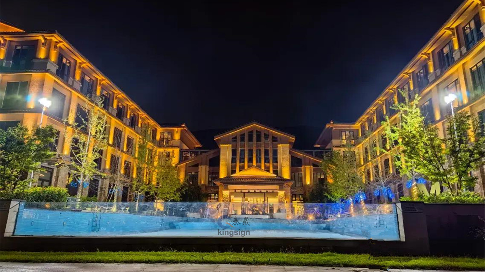 럭셔리 수영장 창용 아크릴 패널